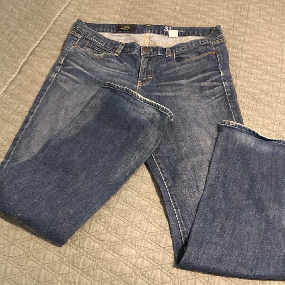 J Crew bootcut jeans, 31 regular